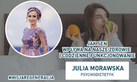 JAK SEN WPŁYWA NA NASZE ZDROWIE I CODZIENNE FUNKCJONOWANIE - ODPOWIADA PSYCHODIETETYK JULIA MORAWSKA