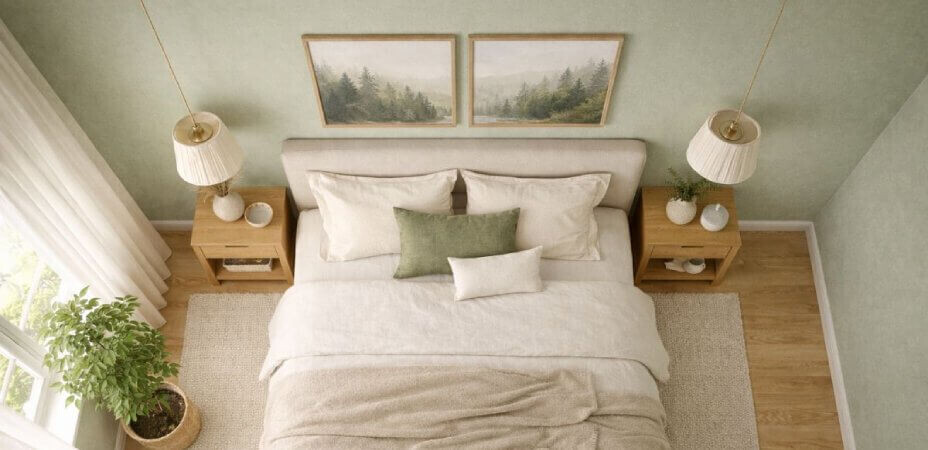 Szałwiowa sypialnia – jak ją zaaranżować, by naprawdę sprzyjała regeneracji?