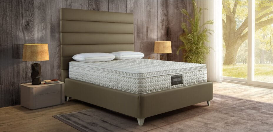 Zdjęcie łóżka z materacem Maestro