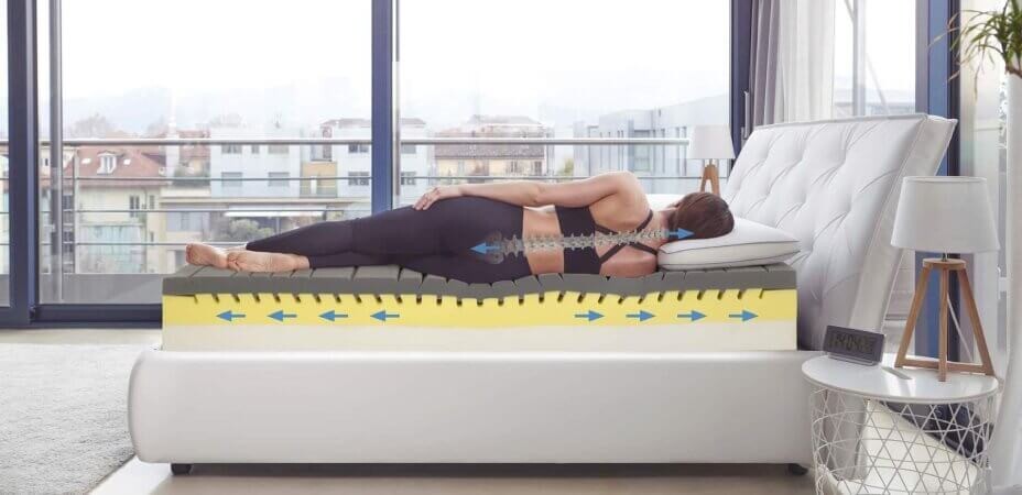 materac z pianką memory