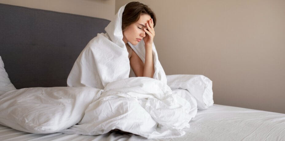 zmęczenie po krótkim śnie