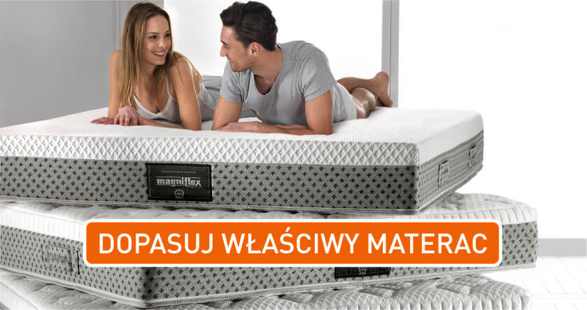 dopasuj właściwy materac piankowy