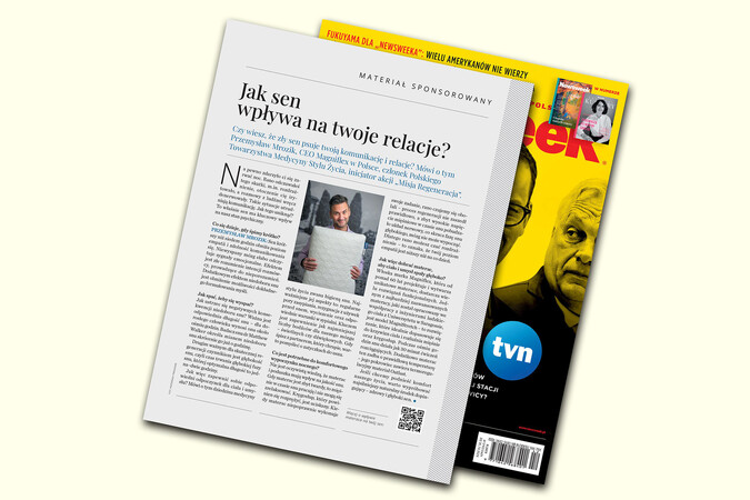 Newsweek 2024-42 - Jak sen wpływa na Twoje relacje? - wywiad