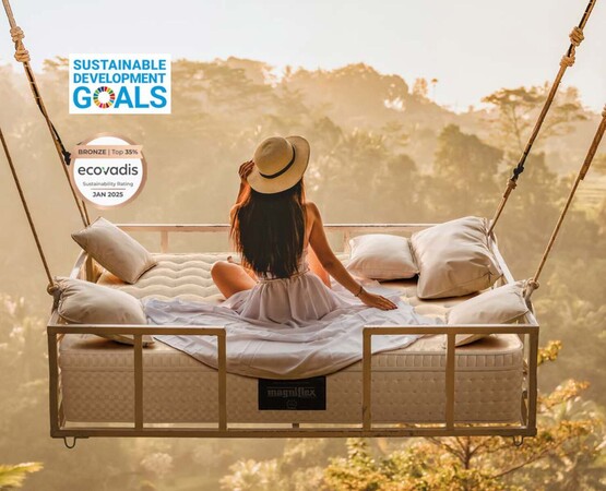 Firma Magniflex została wyróżniona brązowym medalem EcoVadis za zrównoważony rozwój.